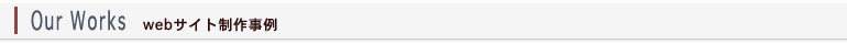 webサイト制作事例